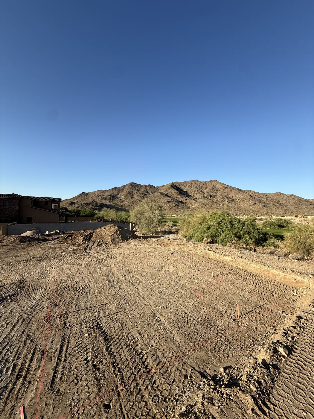 Deep cut excavation for a home pad — R² Contracting Queen Creek AZ