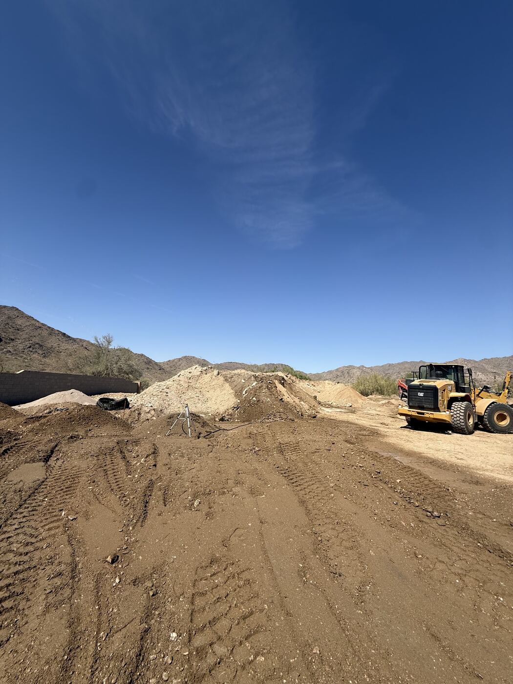 Excavation equipment on site in the East Valley, AZ — R² Contracting